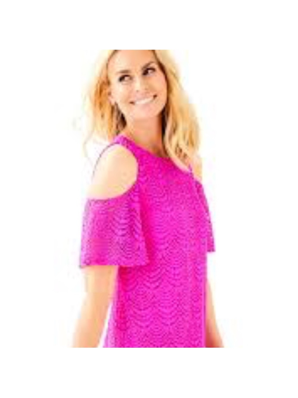 NWT Lilly Pulitzer Sommerset Berry Sangri Scalloped Shell Lace Dress S